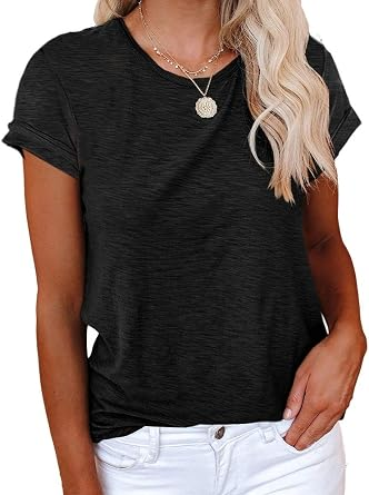Womens Summer Basic Sleeve Tshirts Tops | Cicy Bell