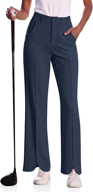 Womens Navy Golf Dress Pants | CicyBell